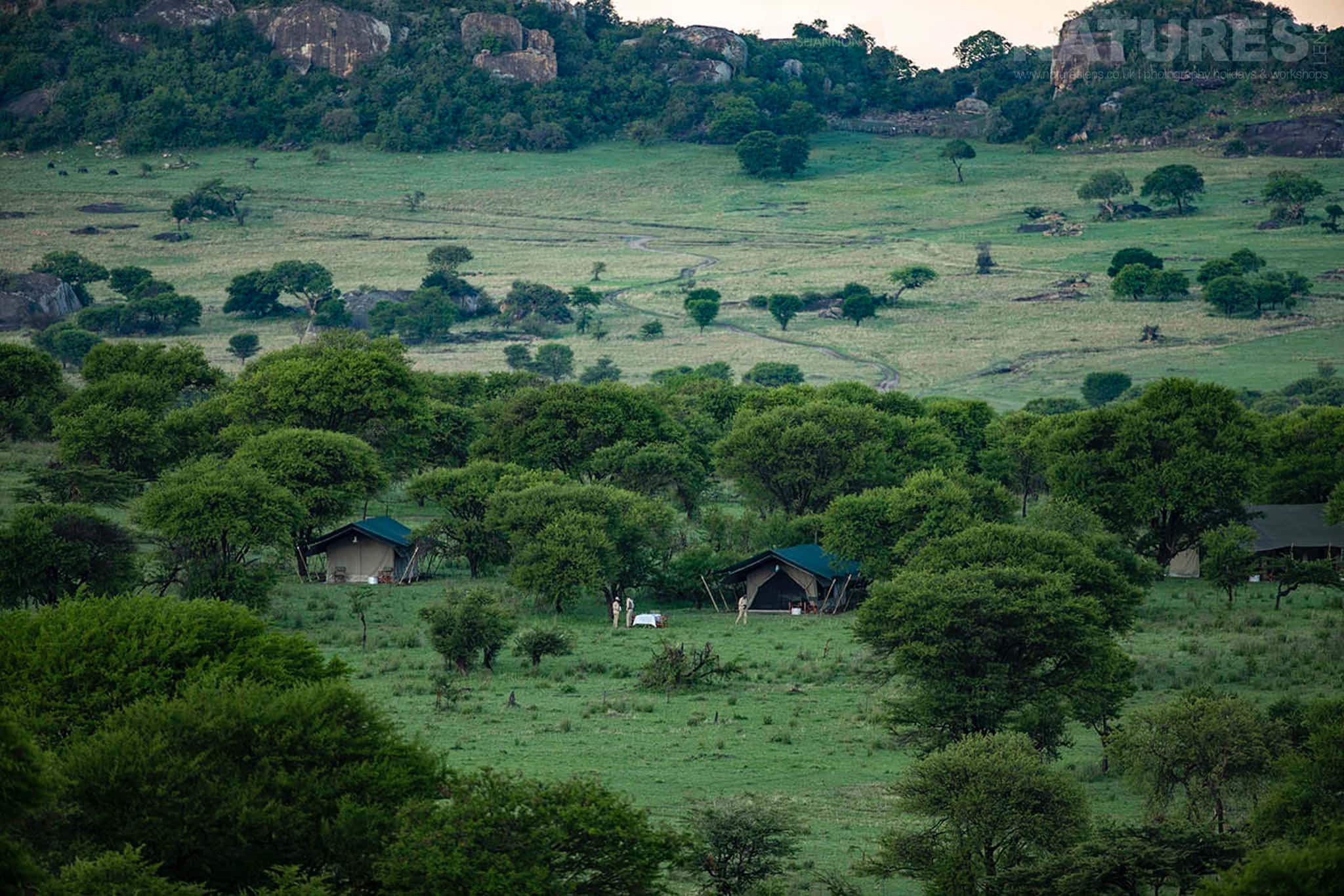 A View Of The Camp That We Use For The Natureslens Wildlife Of The Serengeti Photography Holiday Nestled Amongst The Trees