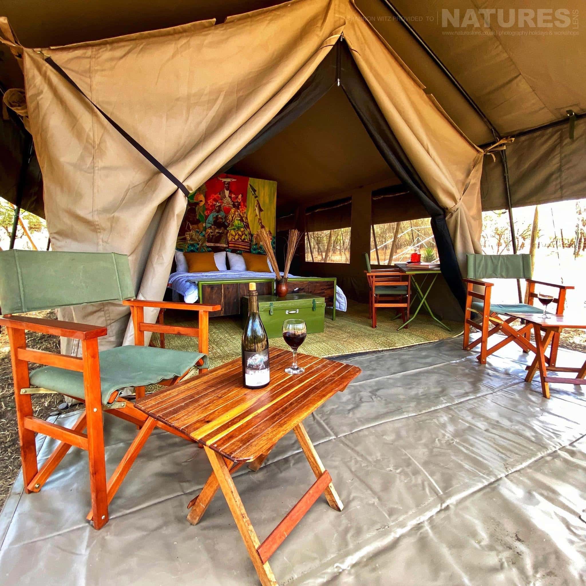 An Exterior View Of A Guest Tent In The Camp That We Use For The Natureslens Wildlife Of The Serengeti Photography Holiday