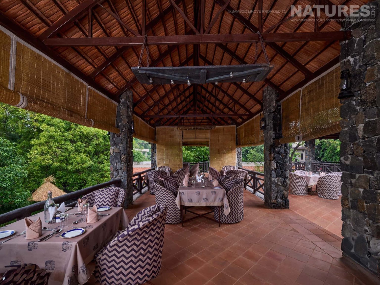 Bamboo Grove - the lodge in Bandhavgarh that NaturesLens are using in 2026