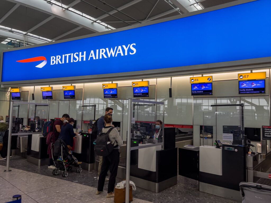 British Airways Check In Counter
