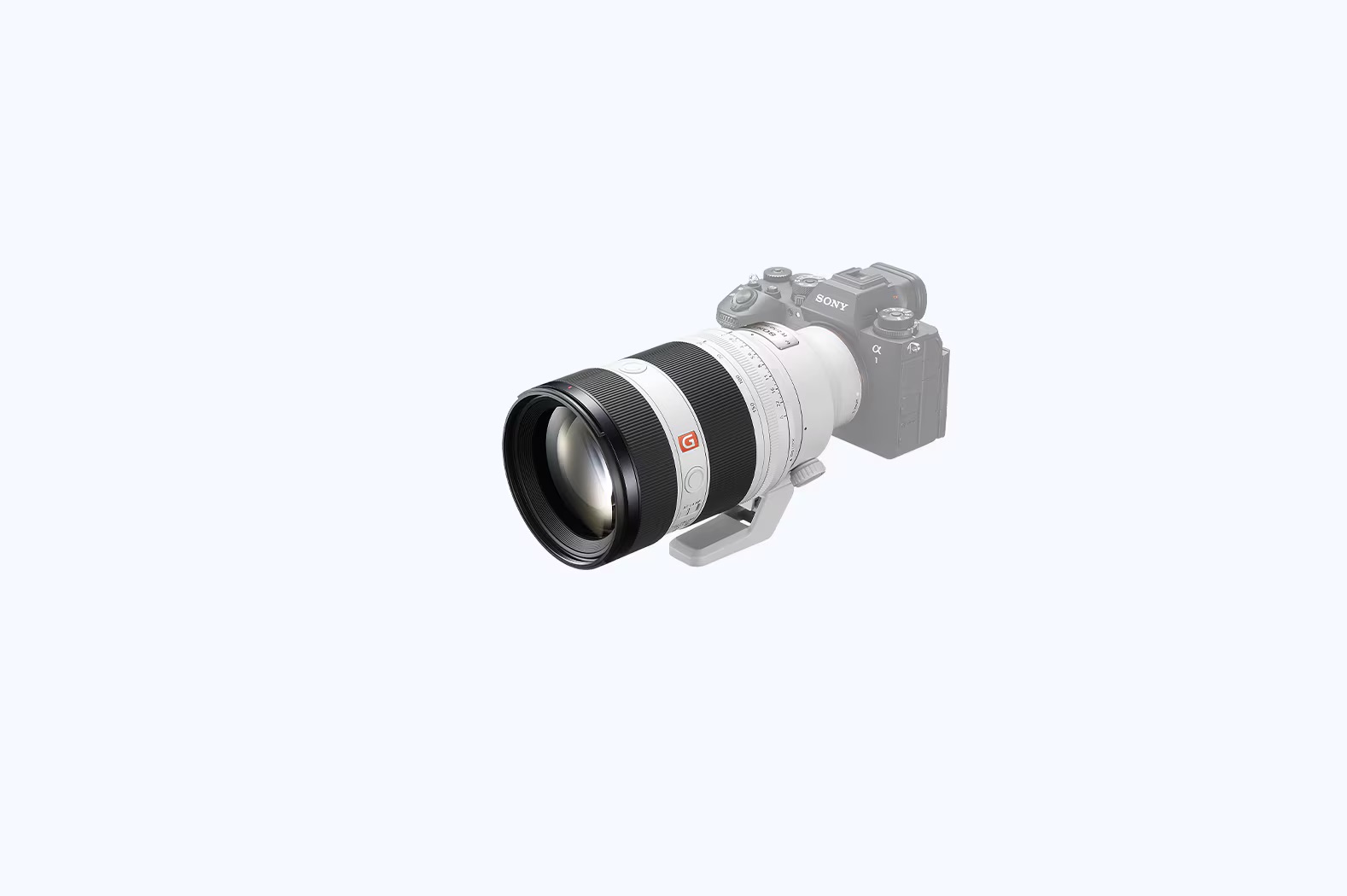 Sony FE 50-150mm F2 GM telephoto zoom lens mounted on a Sony Alpha 1 camera