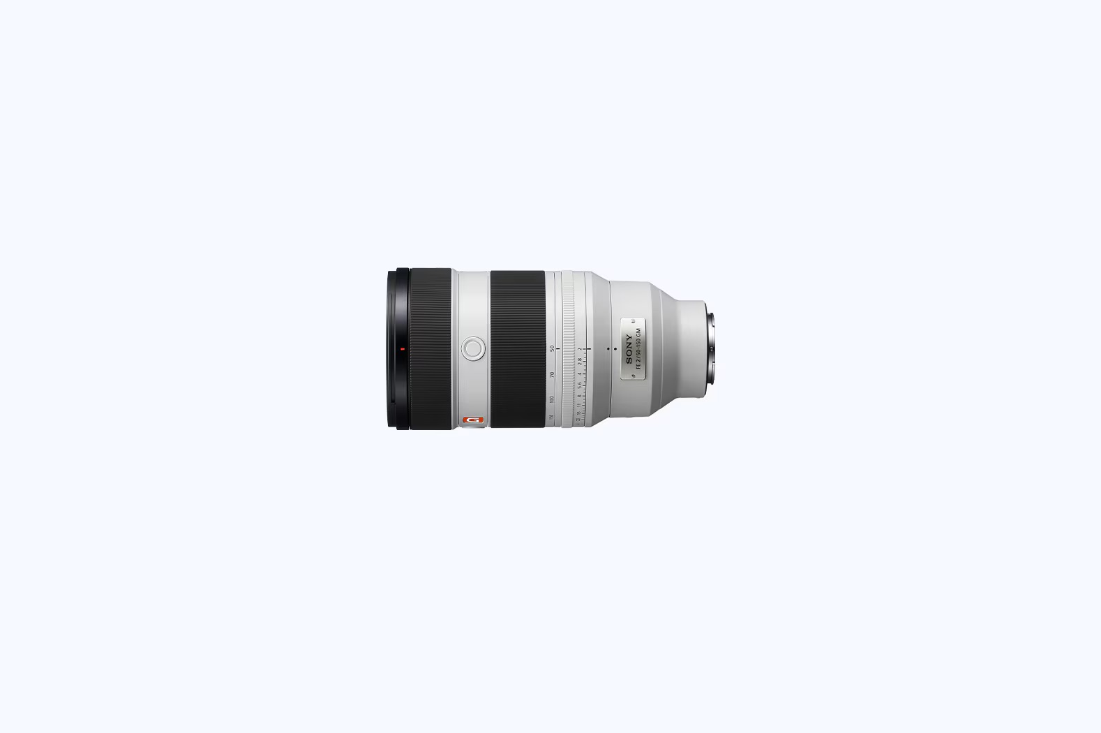 Sony Fe 50 150Mm F2 Gm Side View Side View Of The Sony Fe 50-150Mm F2 Gm Telephoto Zoom Lens